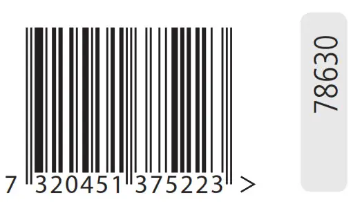 etac 80302012 Kaskad Freestanding Toilet Seat - ber code