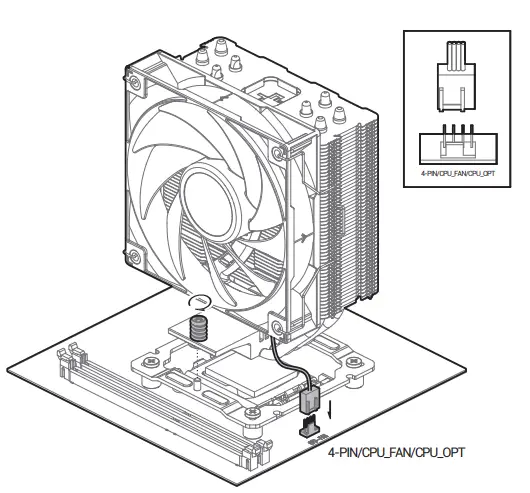 DEEPCOOL-AG400-Single-Tower-CPU-Cooler-fig-5