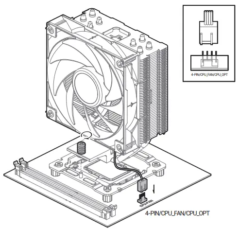 DEEPCOOL-AG400-Single-Tower-CPU-Cooler-fig-9