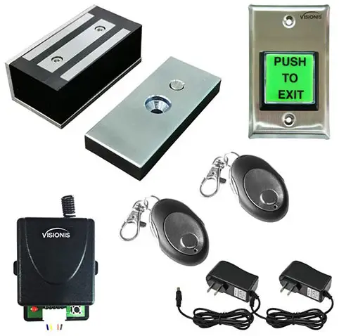 FPC SECURITY FPC-5374 One Door Access Control Out Swinging Door 120lbs Small Maglock Kit
