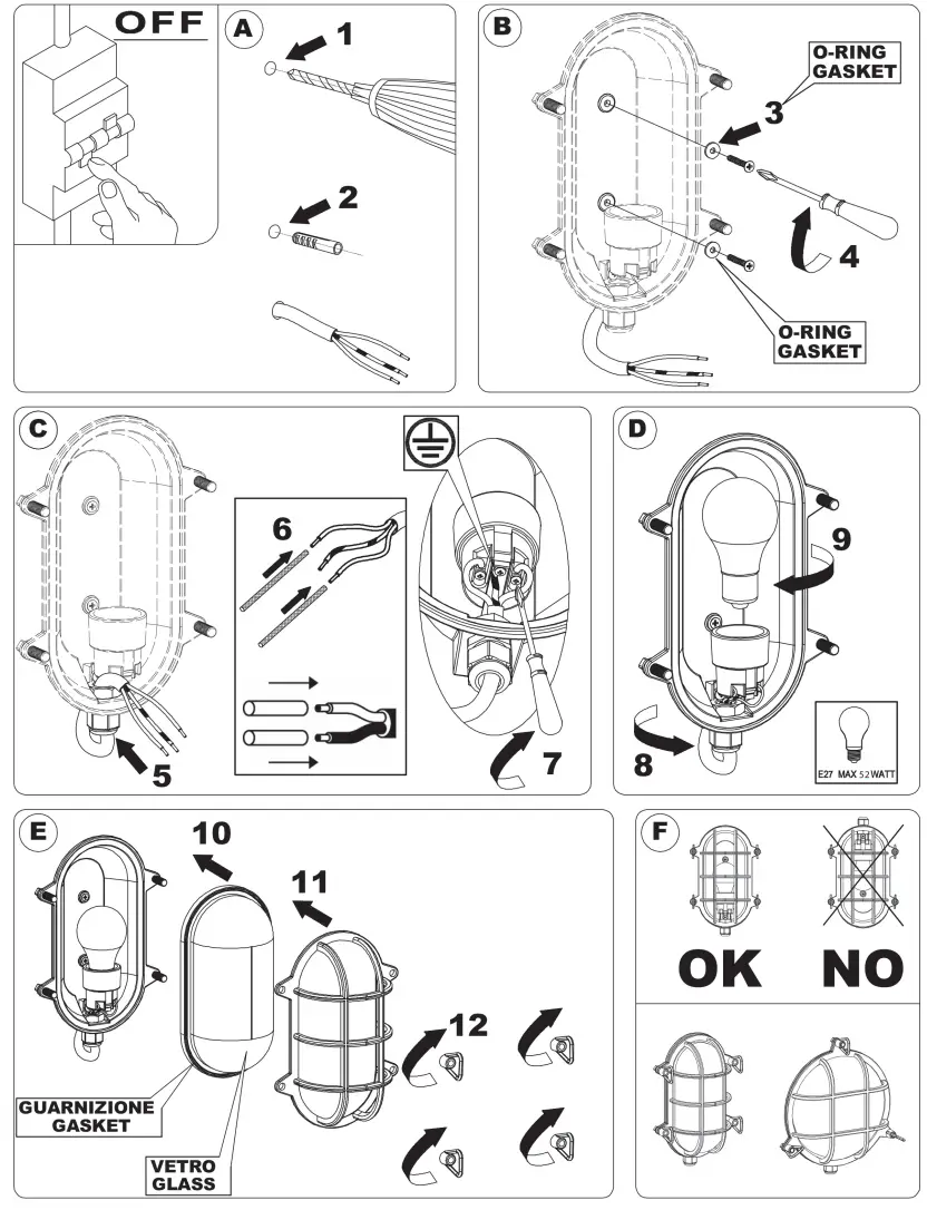QAZQA 91854 Nautica WL 1 OVAL Antique-