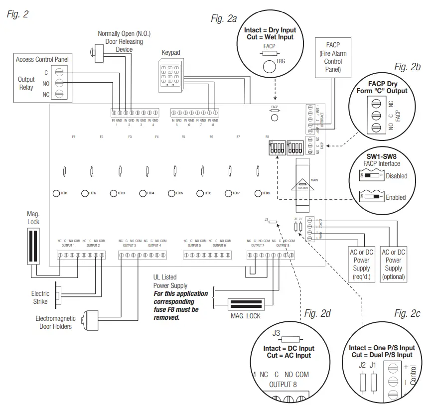 Altronix Maximal FD Series Dual Power Supply Access Power Controllers - fig 2