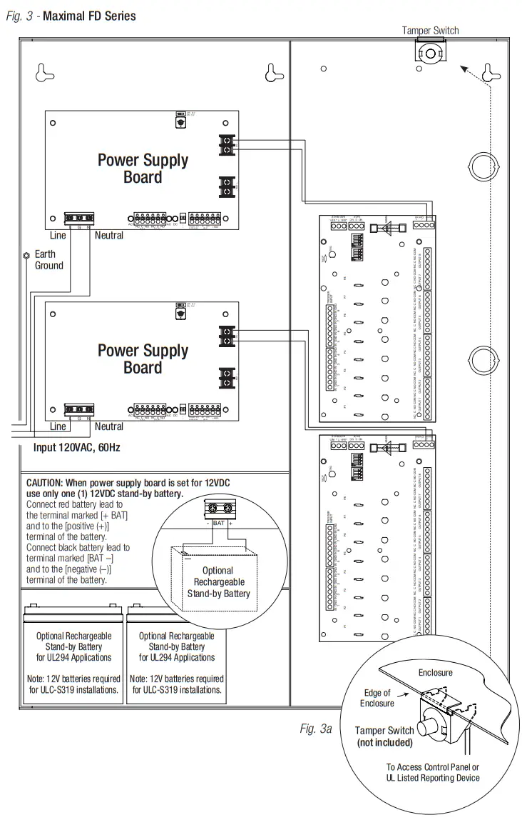 Altronix Maximal FD Series Dual Power Supply Access Power Controllers - fig 3