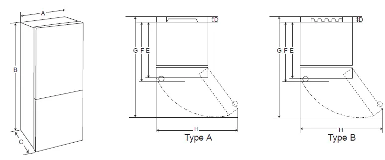 LG GBP62SWNGN Fridge Freezer with Door Cooling-1