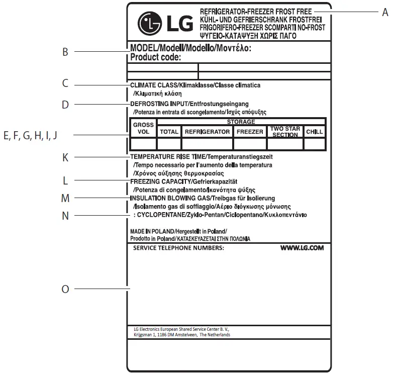 LG GBP62SWNGN Fridge Freezer with Door Cooling-12