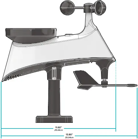 LA CROSSE TECHNOLOGY LTV-WSDR1 Cyclone Pro Sensor F01