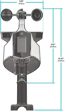LA CROSSE TECHNOLOGY LTV-WSDR1 Cyclone Pro Sensor F02