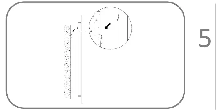 WELLFOR 6028 Large Rectangular Frameless LED Anti-Fog Wall Mount Bathroom Vanity Mirror - Figure 6
