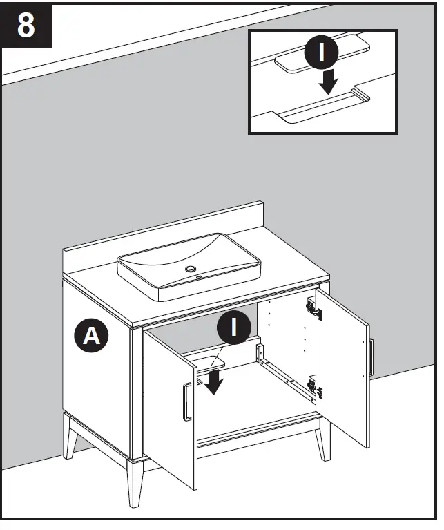 Eviva 2483VA-36-201 36-IN VANITY WITH TOP 10