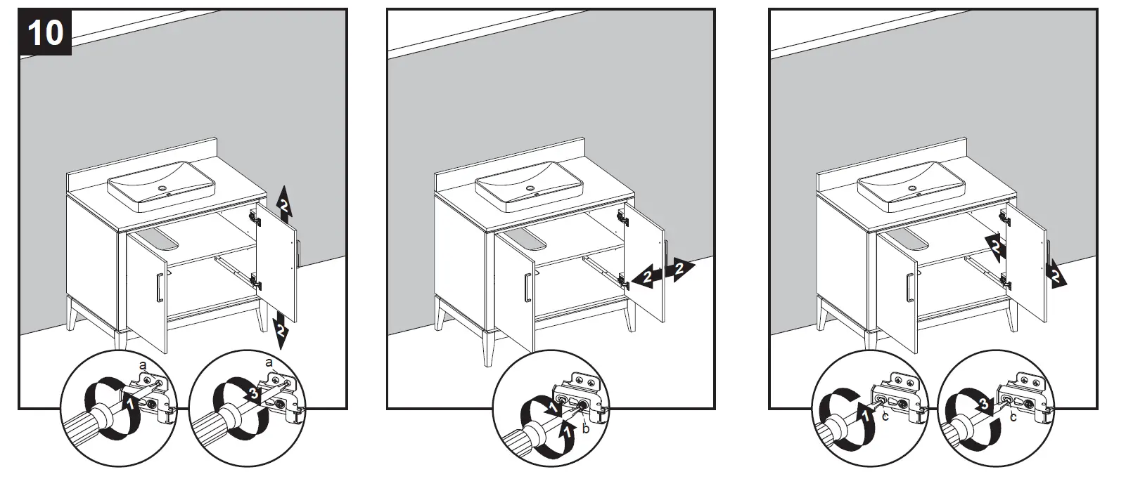 Eviva 2483VA-36-201 36-IN VANITY WITH TOP 12