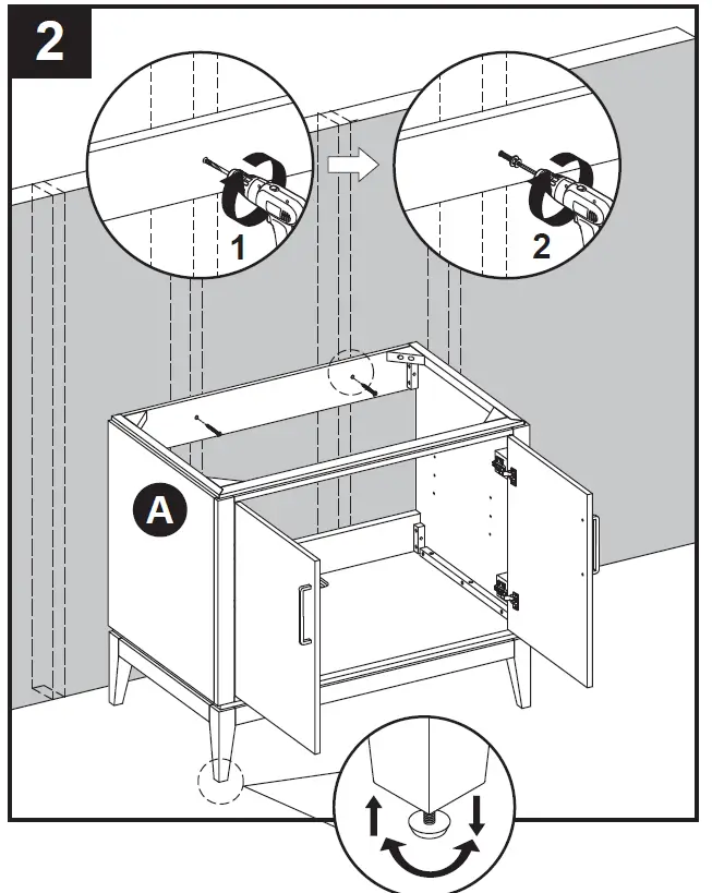 Eviva 2483VA-36-201 36-IN VANITY WITH TOP 4