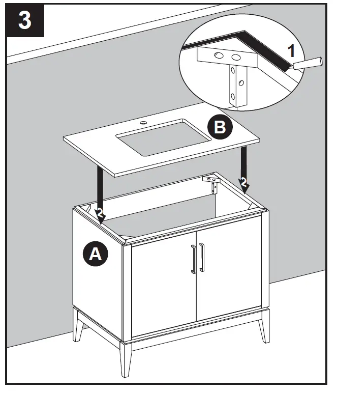 Eviva 2483VA-36-201 36-IN VANITY WITH TOP 5