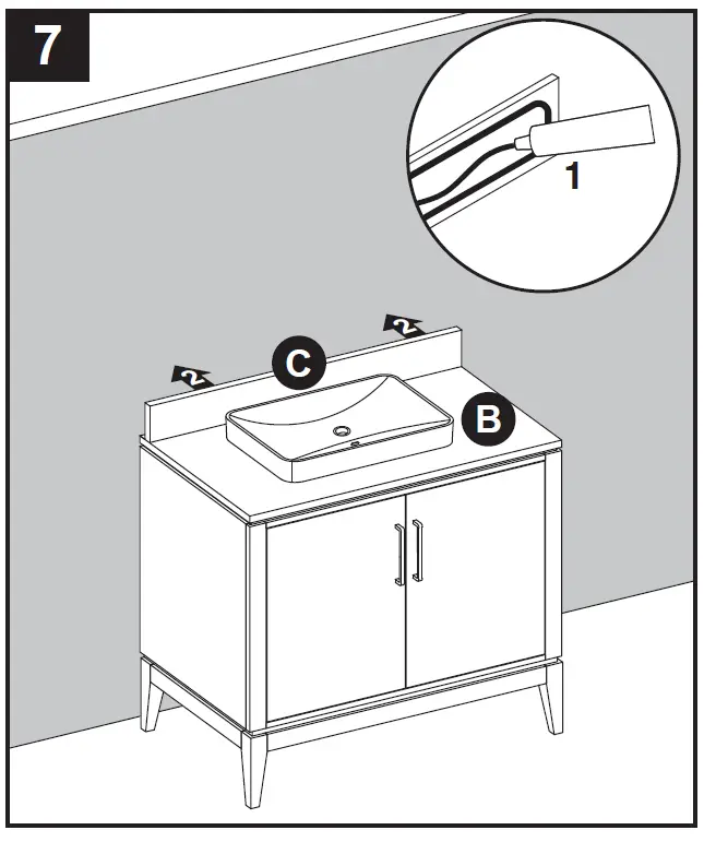 Eviva 2483VA-36-201 36-IN VANITY WITH TOP 9