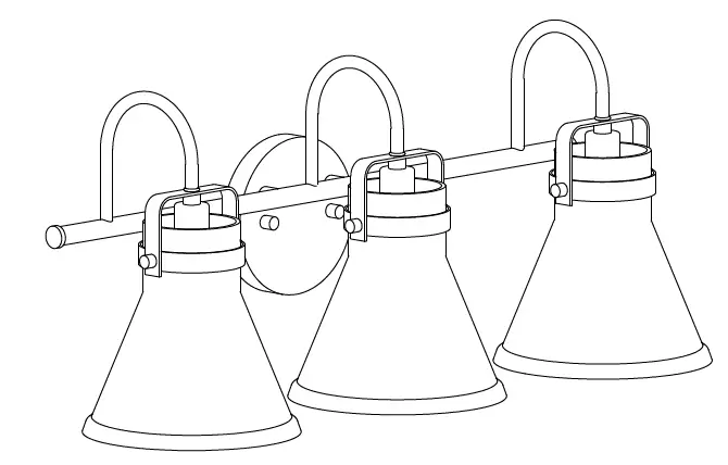 Uolfin-4806474-3-Light-Black-and-Gold-Bathroom-Vanity-Light-with-Clear-Glass-Shades-FIG-1