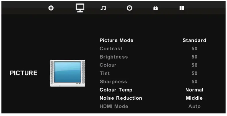SONIQ E24FB40A 24 FHD LED LCD TV -PIC