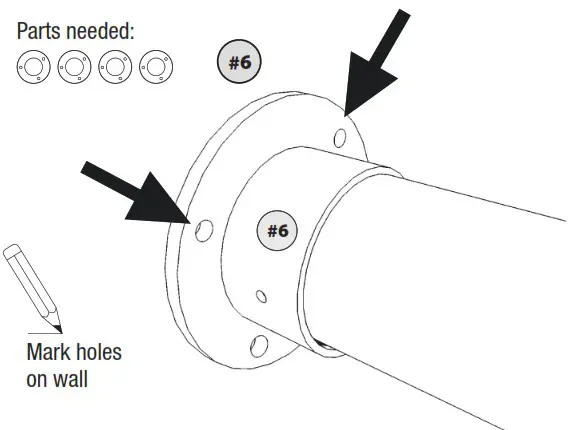 PROSLAT 65012 Heavy Duty 12 Tote Storage Rack - PROSLAT 65012 Heavy Duty 12 Tote Storage Rack - FASTENING VERTICALS AND WALL MOUNT TUBES 3