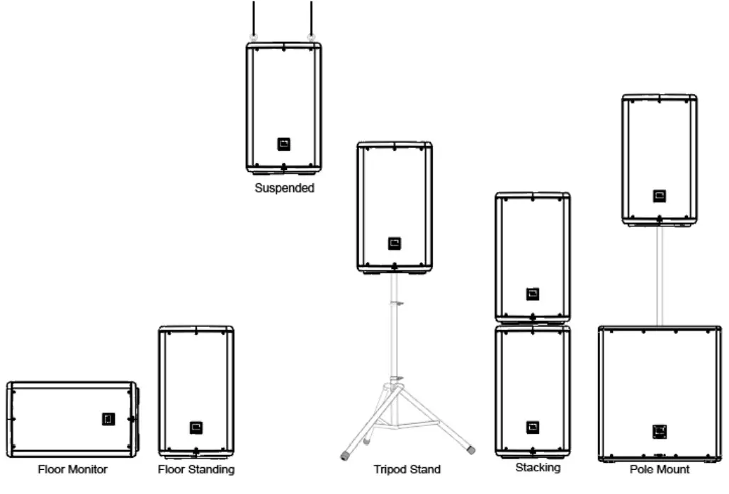 JBL EON712 12-inch Powered PA Speaker - SUSPENSION