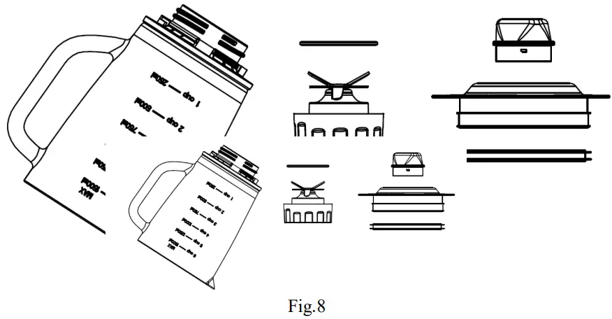 anko BL1703A-SA Blender -CLEANING AND MAINTENANCE