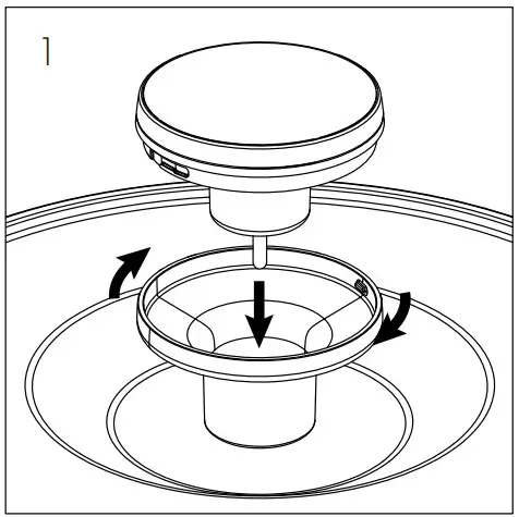 Attach digital SmartControl knob