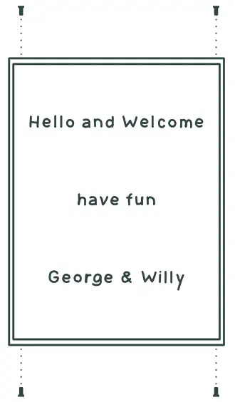 GEORGE WILLY Menu Case Frame - fig 3