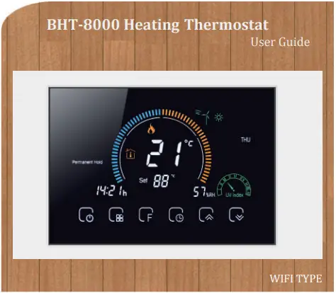 Beca BHT-8000 Heating Thermostat A01