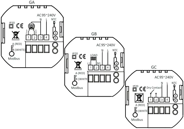 Beca BHT-8000 Heating Thermostat A03