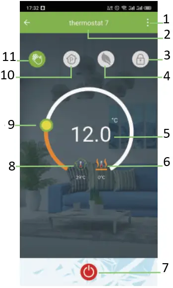 Beca BHT-8000 Heating Thermostat C01