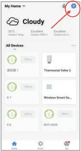 Beca BHT-8000 Heating Thermostat fig 2.1