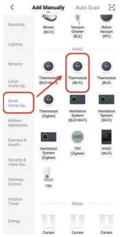 Beca BHT-8000 Heating Thermostat fig 2.3.1
