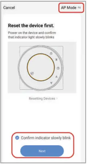 Beca BHT-8000 Heating Thermostat fig 2.9