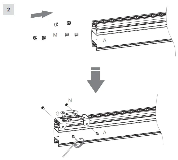 HAGOR 3332 CPS Floor-Wall Bolt-Down - fig 4