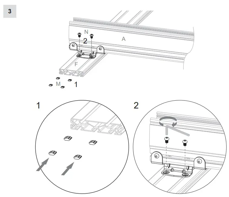HAGOR 3332 CPS Floor-Wall Bolt-Down - fig 5