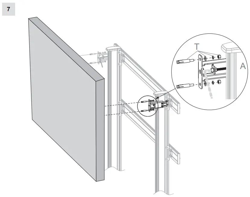 HAGOR 3332 CPS Floor-Wall Bolt-Down - fig 9