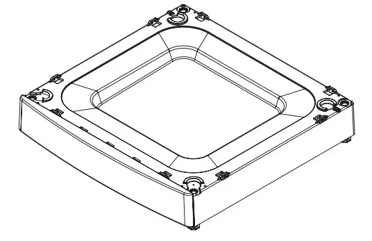 LG WDPS2W ADA Compliant Laundry Pedestal Riser - Figrue 1