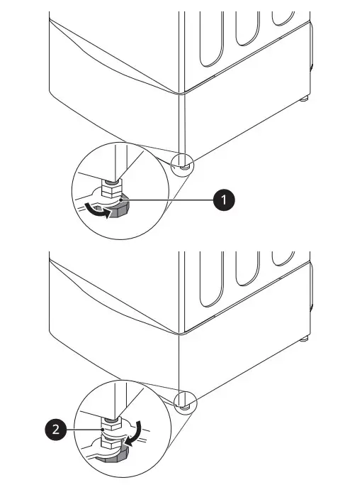 LG WDPS2W ADA Compliant Laundry Pedestal Riser - Figrue 11