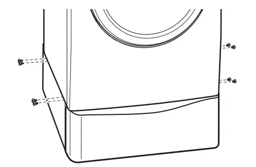 LG WDPS2W ADA Compliant Laundry Pedestal Riser - Figrue 9