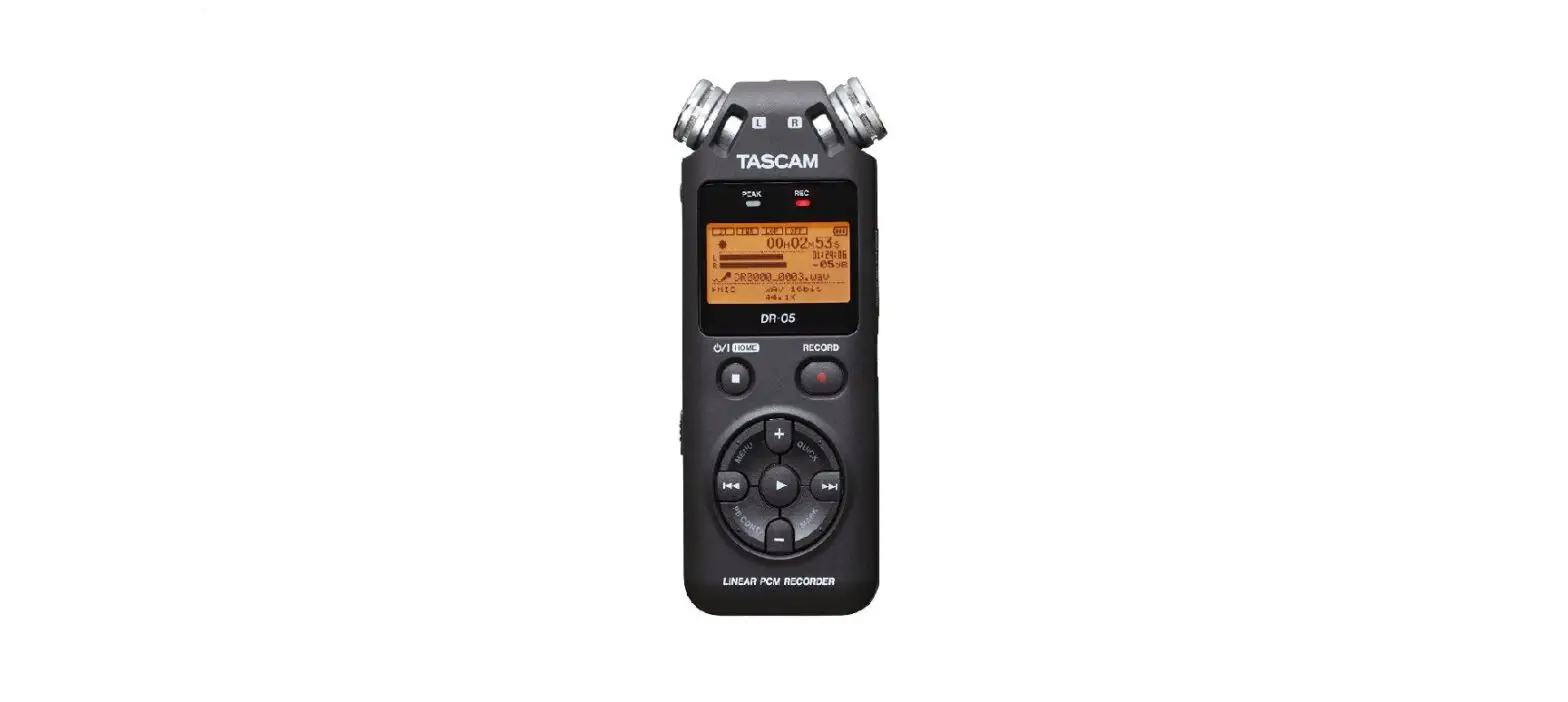 Tascam Dr-05 Linear Pcm Recorder User Manual Tascam Dr-05 Linear Pcm Recorder User Manual