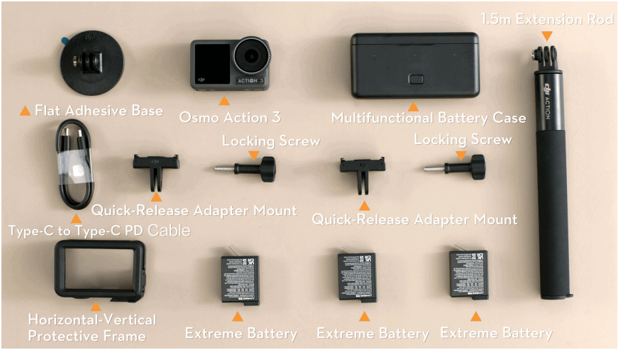 dji AC002 Osmo Action 3 Standard Combo - fig 1
