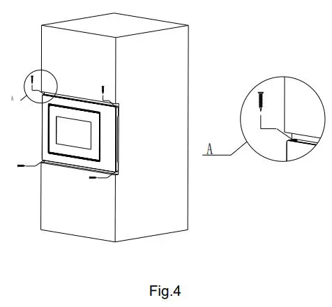 JOCEL JME009227 Built In Microwave Oven Instruction Manual - Fig.4