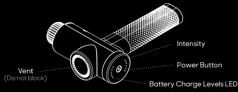 SHARPER IMAGE Powerboost Move Deep Tissue Portable Percussion - fig 2