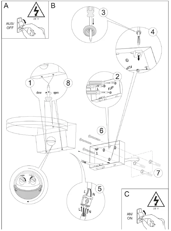SEBSON-WAL-SENSOR-U-INT-Wall-Light-with-Motion-Detector-FIG-4