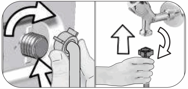 beko WUE 7736 X0 Washing Machine - Connecting water supply