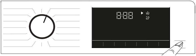 beko WUE 7736 X0 Washing Machine - has started