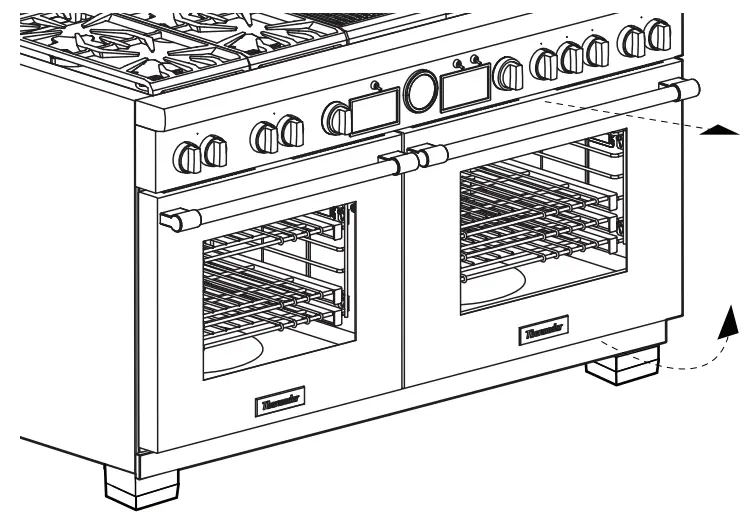 Thermador PAALTKITGW Dual Fuel Professional Range 48 Inch Pro Grand - High altitude 2