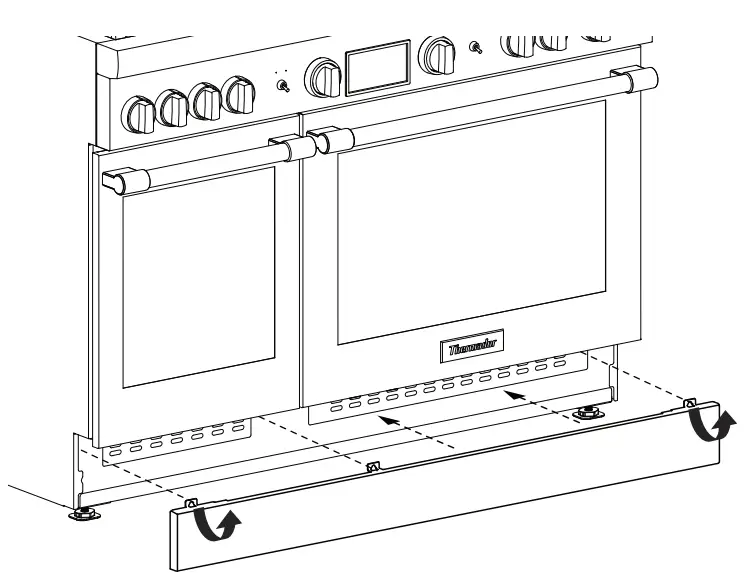 Thermador PAALTKITGW Dual Fuel Professional Range 48 Inch Pro Grand - High altitude