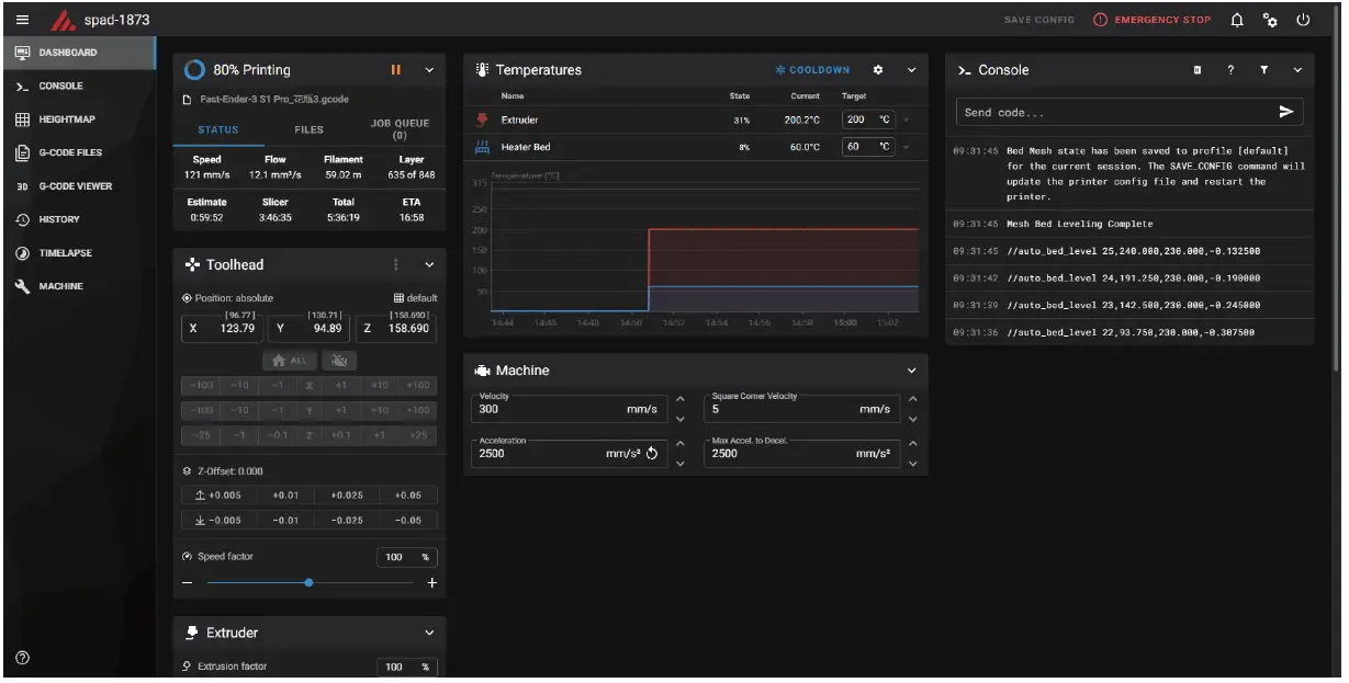 CREALITY-Ender-3-V2-Sonic-PadKlipper-System-FIG-95