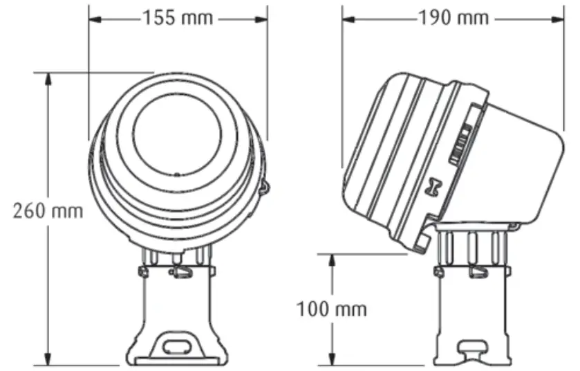 THERMON Terminator ZP-XP Power Connection Kit - Dimensions