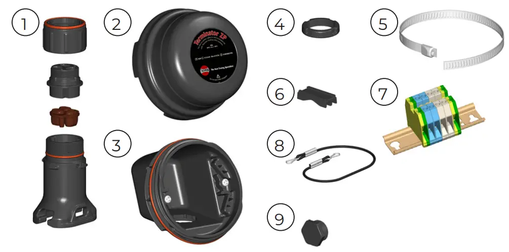 THERMON Terminator ZP-XP Power Connection Kit - Kit Contents