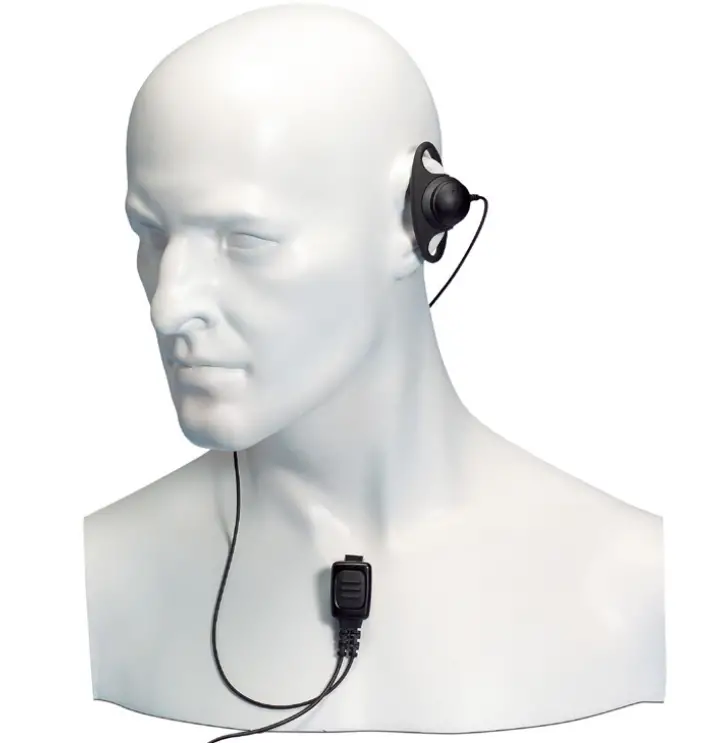 Entel EA12 Earpiece Microphone With In-Line Ptt