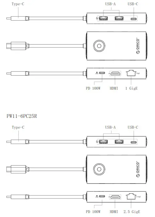 ORICO PW11 Series Multifunction Docking Station - Product Overview 3